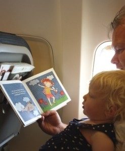 reading on plane